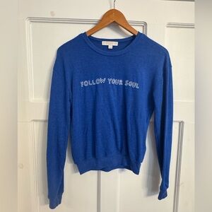 Spiritual Gangster Vibrant Blue Top